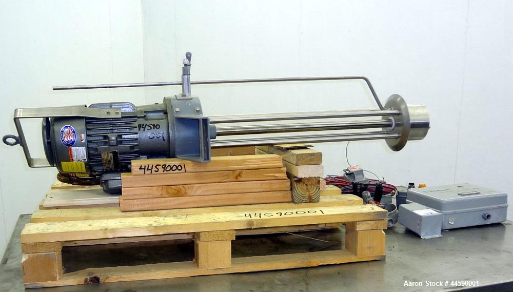Used Stainless Steel Arde-Barinco Reversible Homogenizing Mixer, Model C1-05535S033BL
