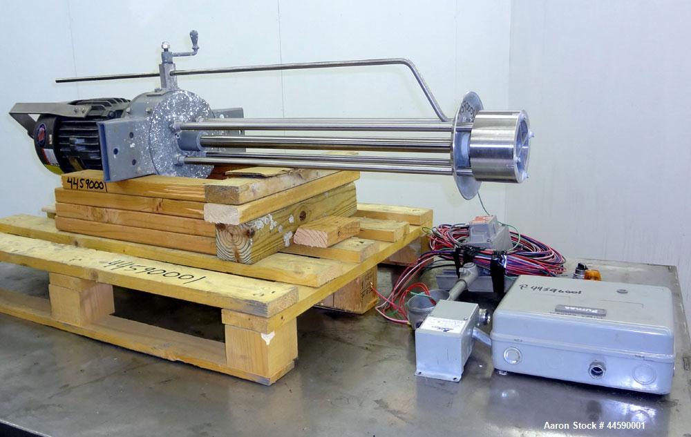 Used Stainless Steel Arde-Barinco Reversible Homogenizing Mixer, Model C1-05535S033BL