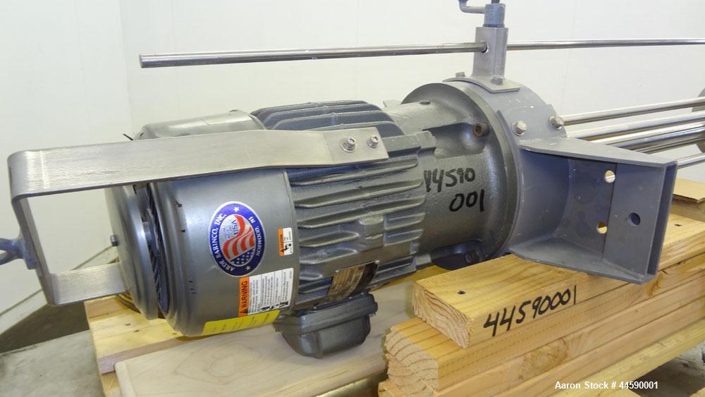 Used Stainless Steel Arde-Barinco Reversible Homogenizing Mixer, Model C1-05535S033BL