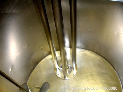 Used Ross High Shear Mixer, Model 530, stainless steel construction, 7" rotor stator, approximately 54" long shaft, flanged mounted. 30 hp, 230/460 volt, xp motor, 1800 rpm.