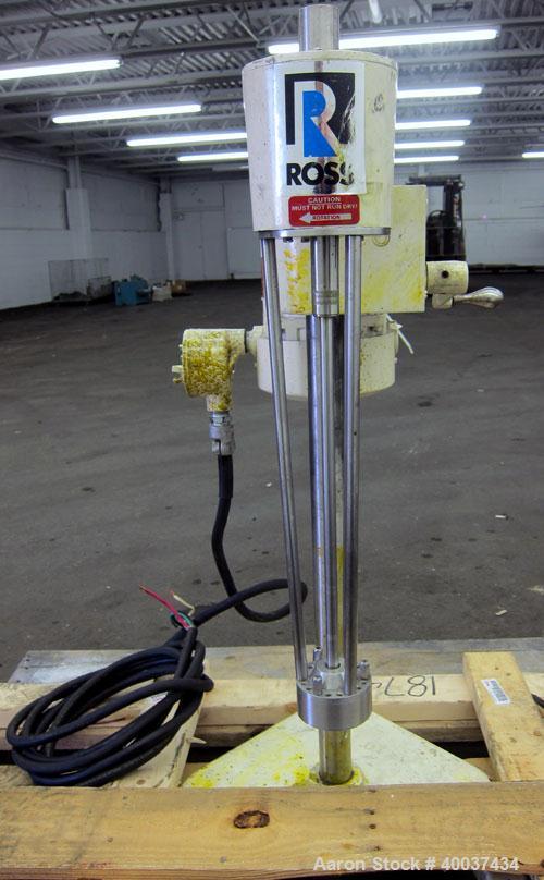 Used Stainless Steel Ross Mixer Emulsifier, Model ME100LX