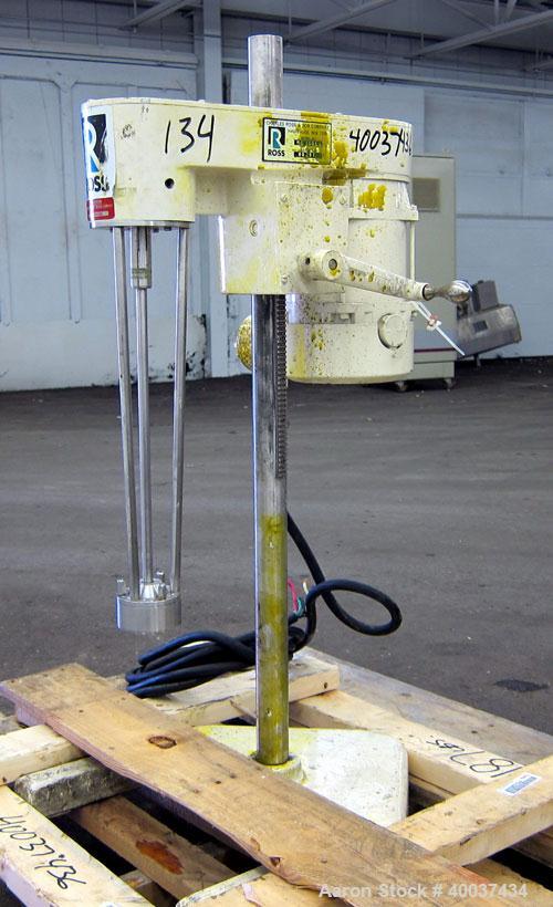 Used Stainless Steel Ross Mixer Emulsifier, Model ME100LX