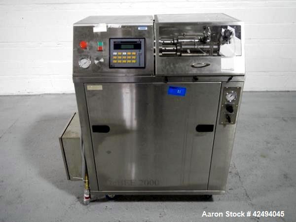 Used Stainless Steel B.E.E. Inernational Homogenizer, model DEBEE 2000