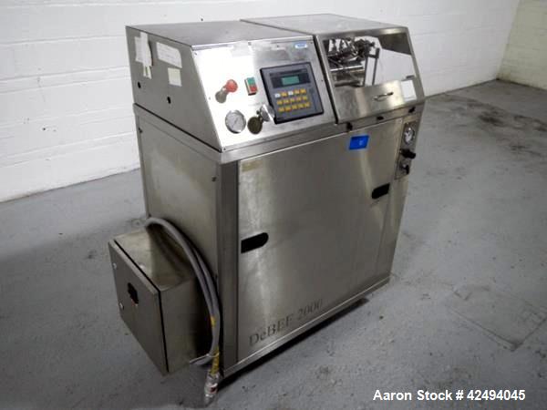 Used Stainless Steel B.E.E. Inernational Homogenizer, model DEBEE 2000