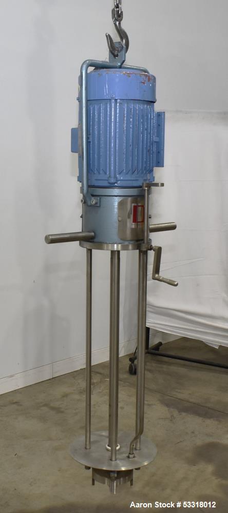 Used Dantco Series 5046 Homogenizer / Emulsifier Mixer, Model DHE-100-36, 10HP