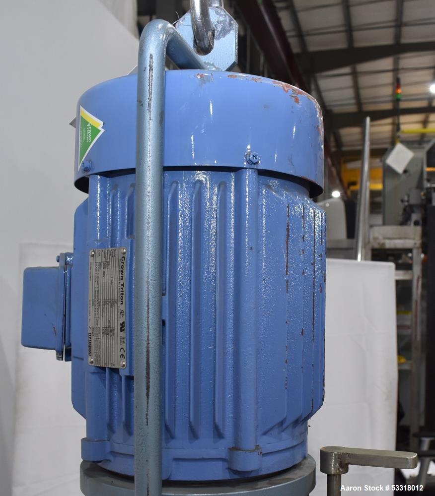 Used Dantco Series 5046 Homogenizer / Emulsifier Mixer, Model DHE-100-36, 10HP