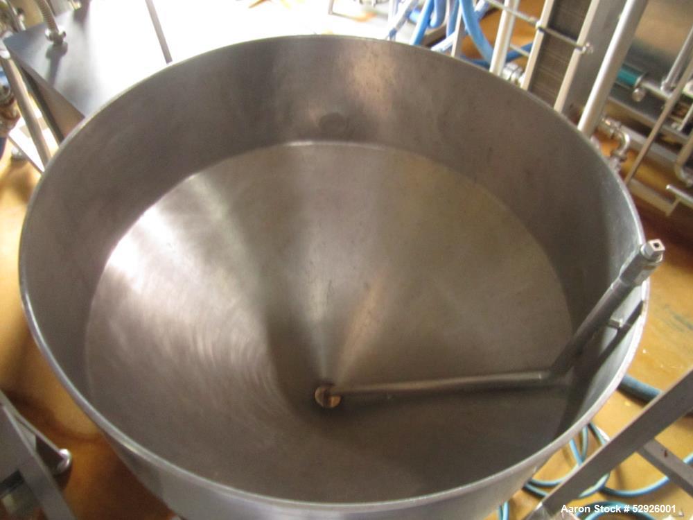 Used FrymaKoruma GmbH Food High Shear Emulsifier, Type MAXXD 400, Stainless Steel, 400 liter (105 gallon). Incl. motor, control and additional infrastructure. Overall dimensions: 91" ( 2800 mm long) ...