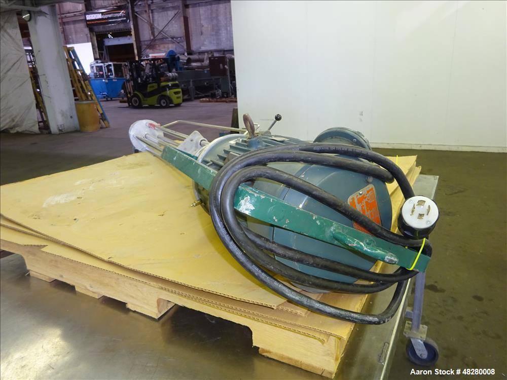 Used Greerco High Shear Homogenizer/Emulsifier, Model 1-1/2 HH, 316 Stainless S