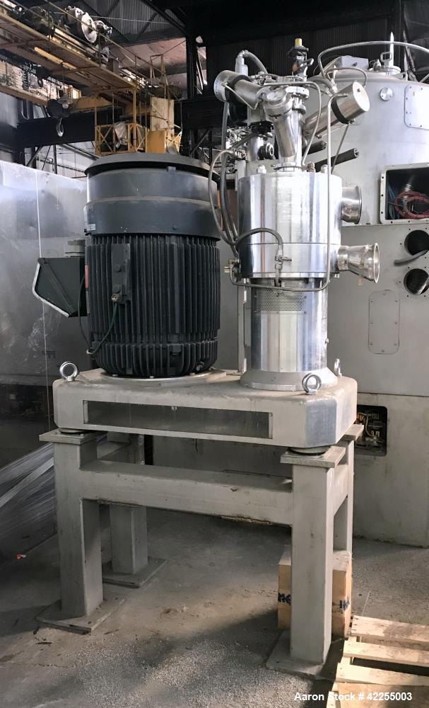 Used Stainless Steel IKA Powder Liquid Mixer, model CMS 2000/40