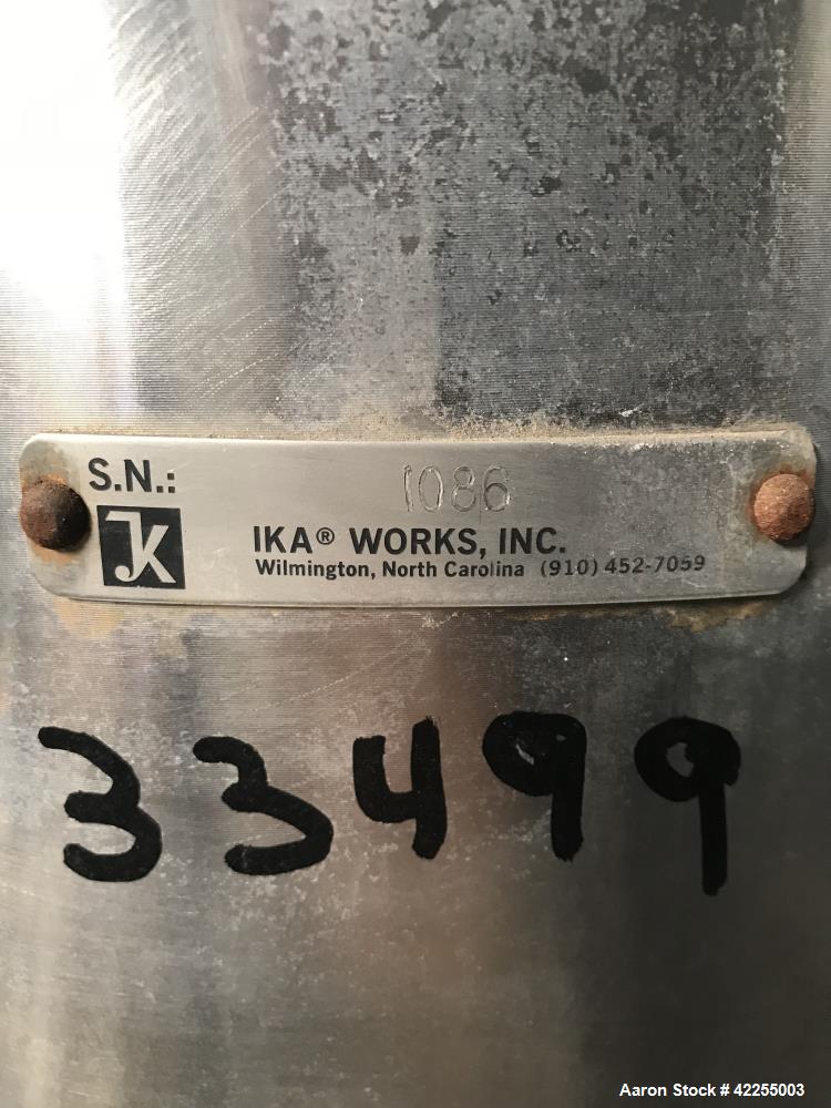 Used Stainless Steel IKA Powder Liquid Mixer, model CMS 2000/40