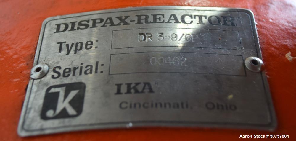 Used- IKA Works Dispax Reactor / High Shear, High Speed Disperser