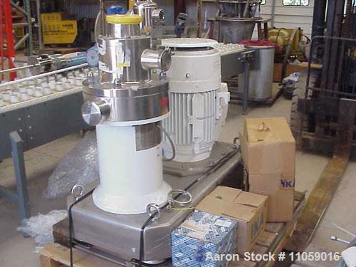 Used-IKA Works Continuous Inline Mixing-Homogenizing-Milling-Dispersing System for powder/solids and liquid, model MHD2000/3...