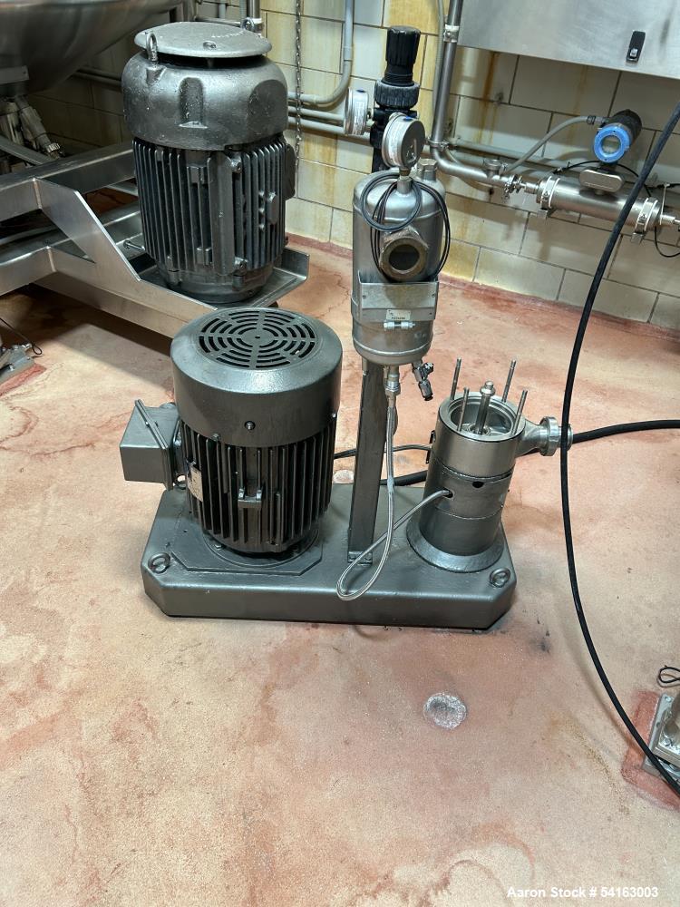 Used IKA Works Mixer/Homogenizer. 20 hp, 3/60/575V, 3537 rpm mtor.