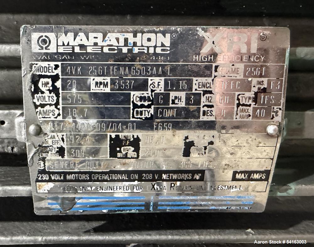 Used IKA Works High Shear Mixer / Homogenizer – Stainless Steel, 20 HP