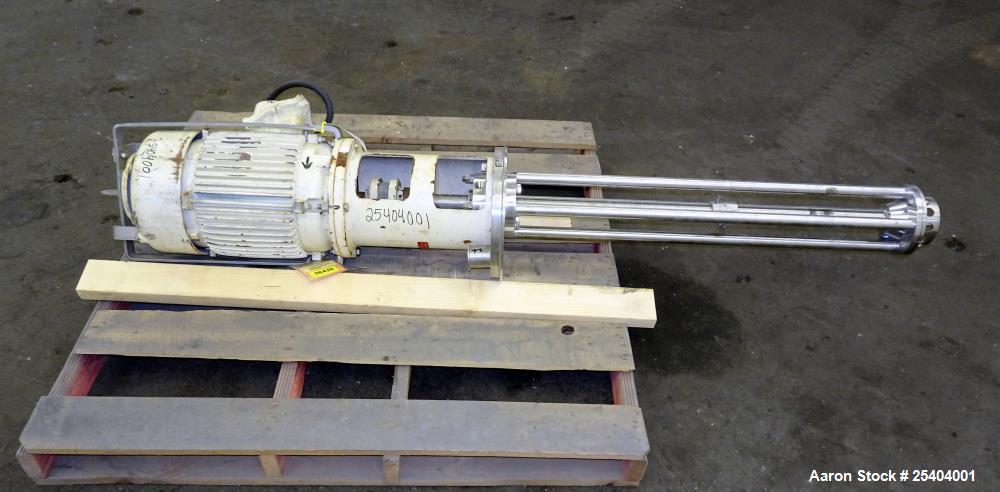 Used Ross Batch Mixer Emulsifier, Model ME-510, Stainless Steel.