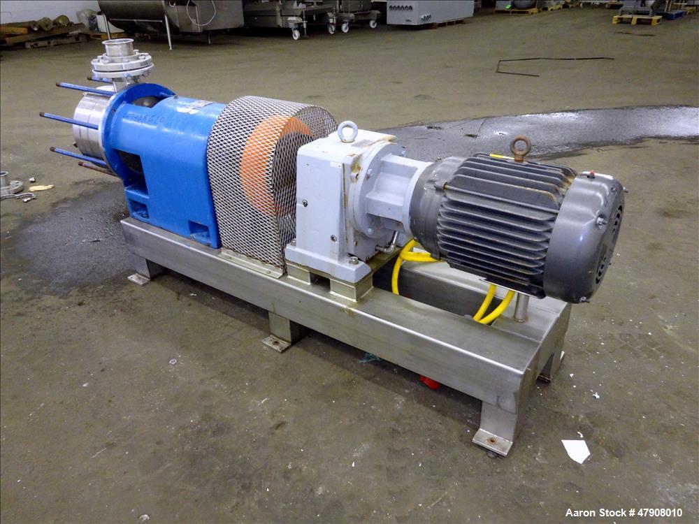 Used Pentax In-line Homogenizing Type Mixer, Model KMF200/V, 316 Stainless Stee