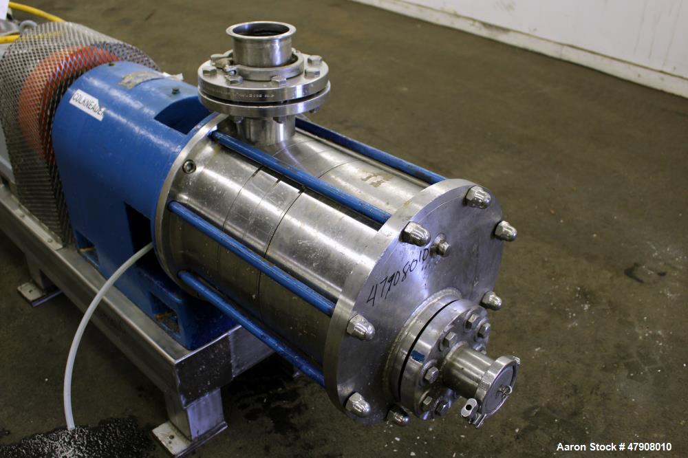 Used Pentax In-line Homogenizing Type Mixer, Model KMF200/V, 316 Stainless Stee