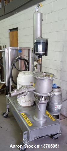 Used- Quadro Ytron Model Z-5 Inline Mixer/ Emulsifier. 3- stage, sanitary, 316 SS Quadro Ytron Model Z-5 Inline Mixer/ Emuls...