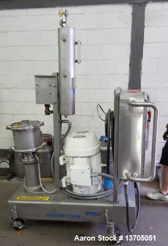 Used- Quadro Ytron Model Z-5 Inline Mixer/ Emulsifier. 3- stage, sanitary, 316 SS Quadro Ytron Model Z-5 Inline Mixer/ Emuls...