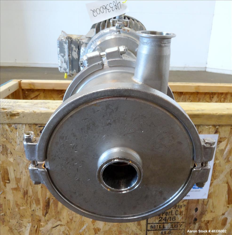 Used Quadro Ytron Z Single-Pass Emulsifier / Homogenizer, Model Z3, 316 Stainle