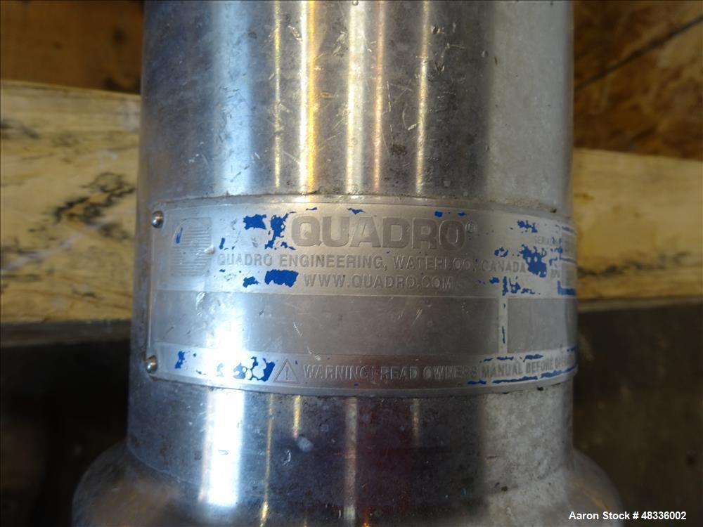 Used Quadro Ytron Z Single-Pass Emulsifier / Homogenizer, Model Z3, 316 Stainle