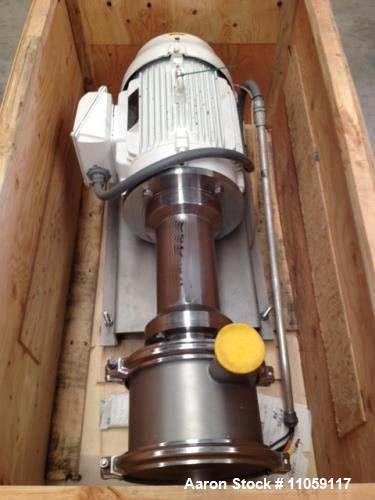 Used Quadro Y-Tron Multi-row Toothed Rotor-Stator Mixer. Model Z5