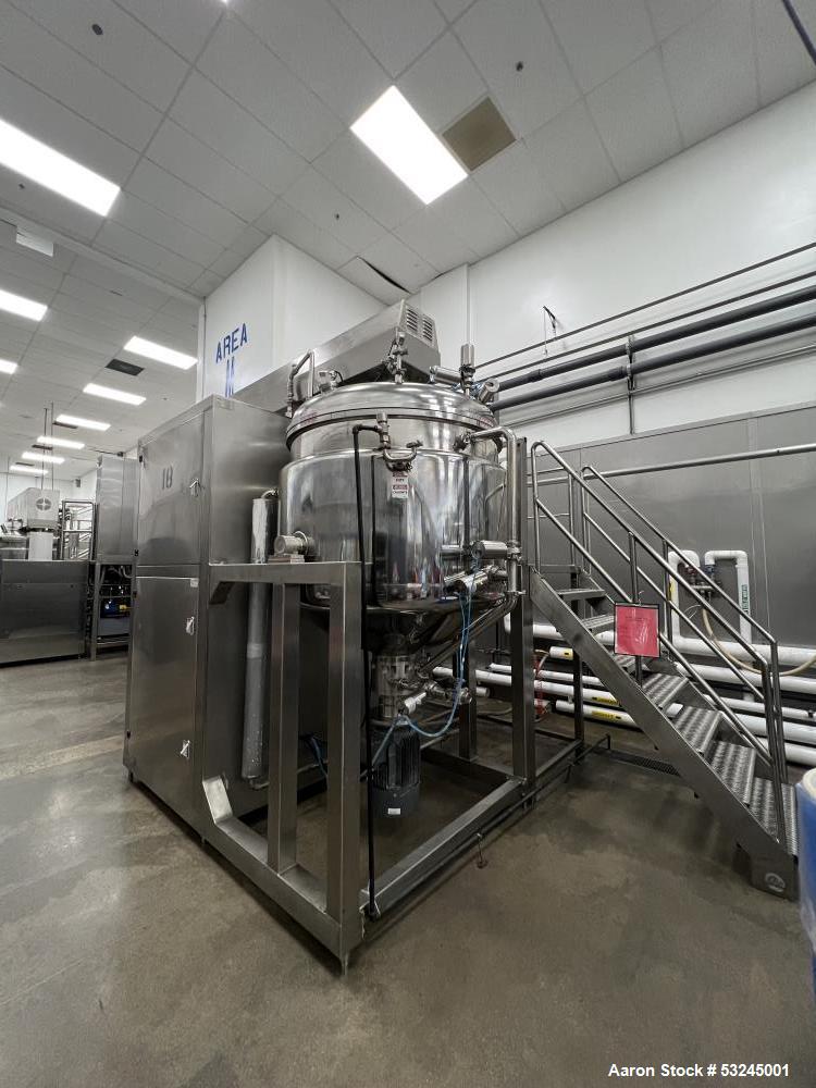 Ginhong Vacuum Emulsifier Homogenizer Mixer, Model RX-1200.