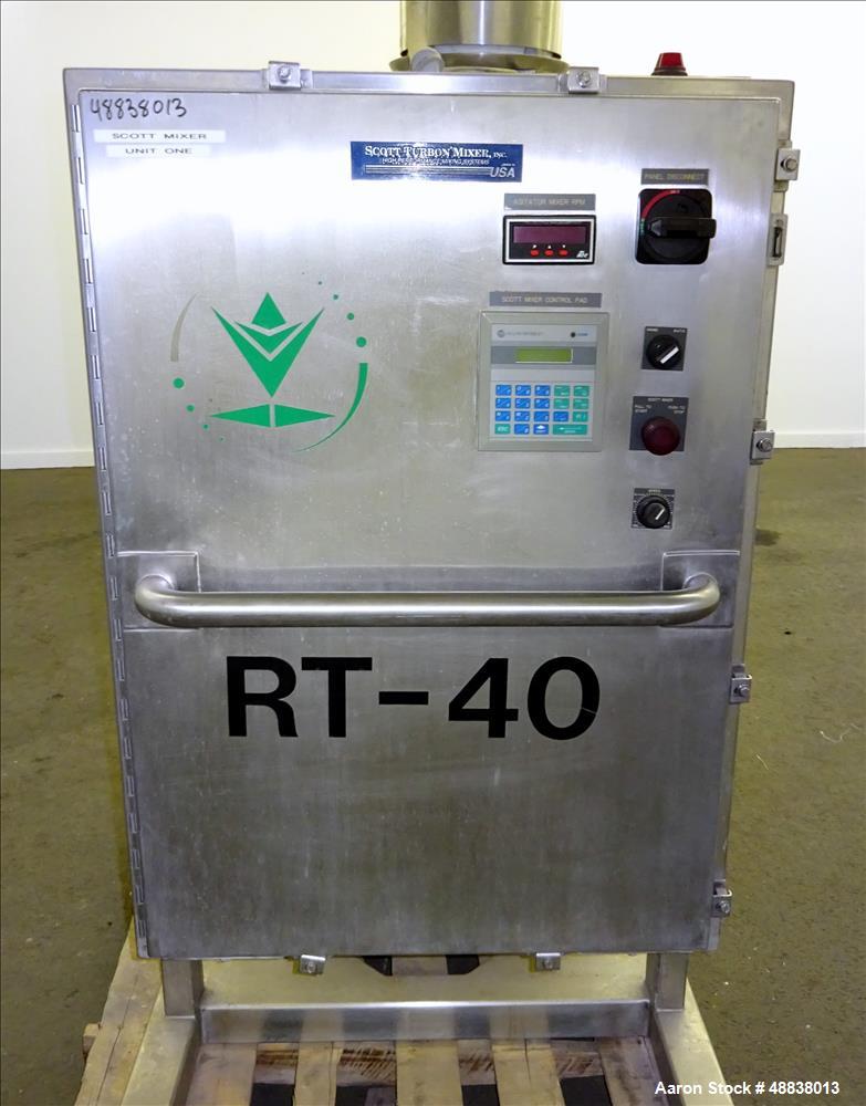 Used Scott Turbon Top Mounted Mixer, Model TMS4B 10-175.