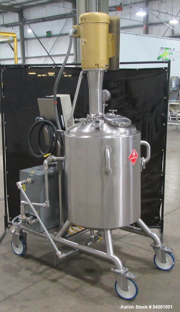 Used Scott Turbon TMS4B-20-10HP Top Mounted Mixer on Stainless Mixing Module