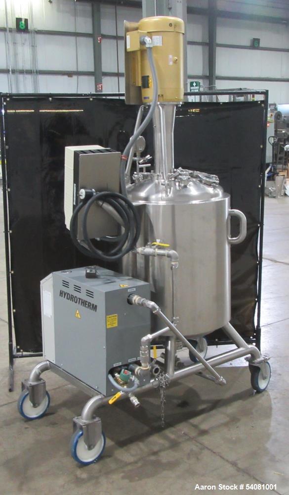 Used Scott Turbon TMS4B-20-10HP Top Mounted Mixer on Stainless Mixing Module