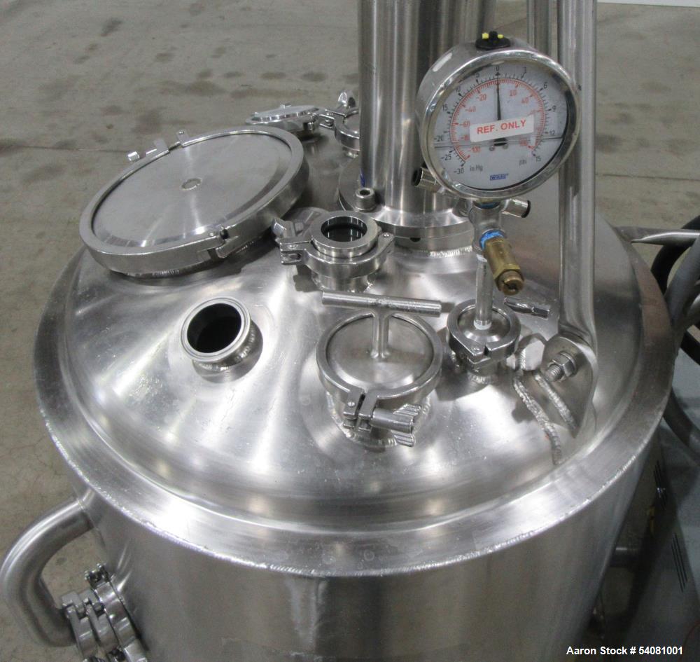 Used Scott Turbon TMS4B-20-10HP Top Mounted Mixer on Stainless Mixing Module