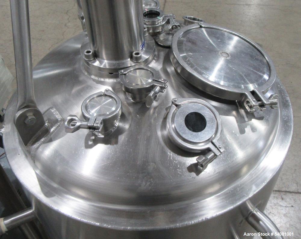 Used Scott Turbon TMS4B-20-10HP Top Mounted Mixer on Stainless Mixing Module