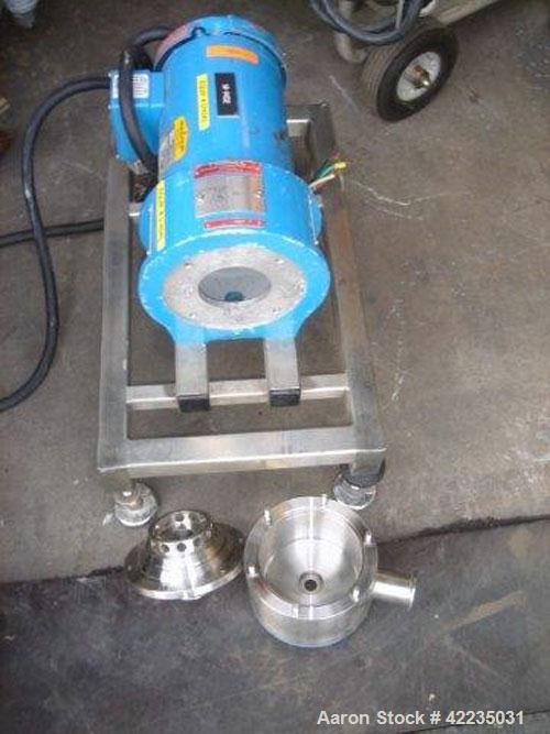 Used Silverson Model 275LS High Shear Mixer. 2 hp motor, 230/460 volts, 60 hz, 3 ph. Requires rotor and shaft.