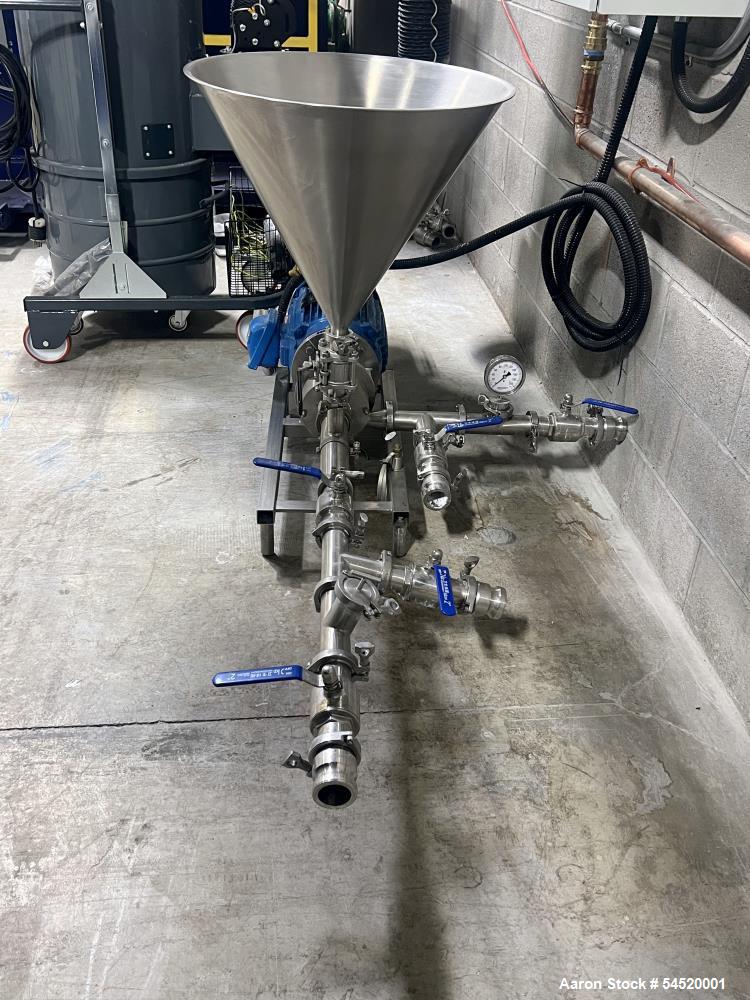 Used Silverson FMX25 Flashmix High Shear Powder/Liquid Mixer – Stainless Steel In-Line Mixing System