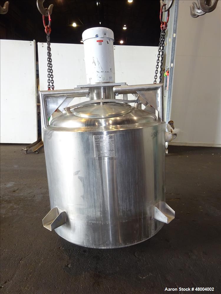 Used Precision Stainless Kettle, Approximately 200 Gallon, 304 Stainless Steel,