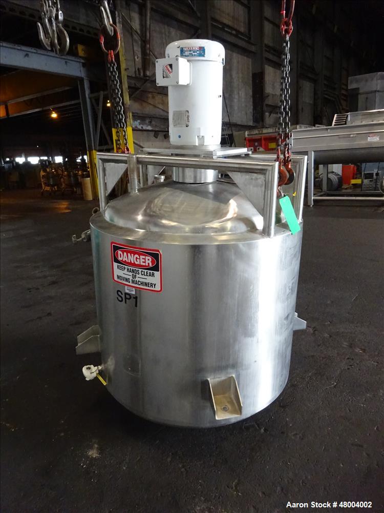 Used Precision Stainless Kettle, Approximately 200 Gallon, 304 Stainless Steel,