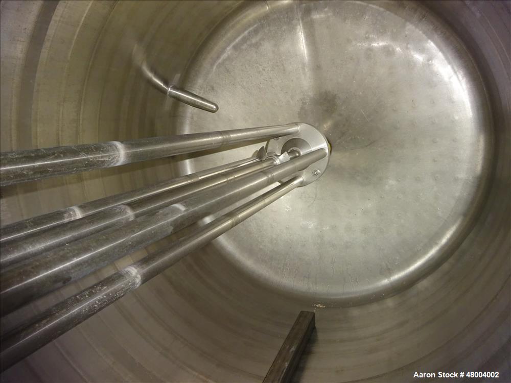 Used Precision Stainless Kettle, Approximately 200 Gallon, 304 Stainless Steel,