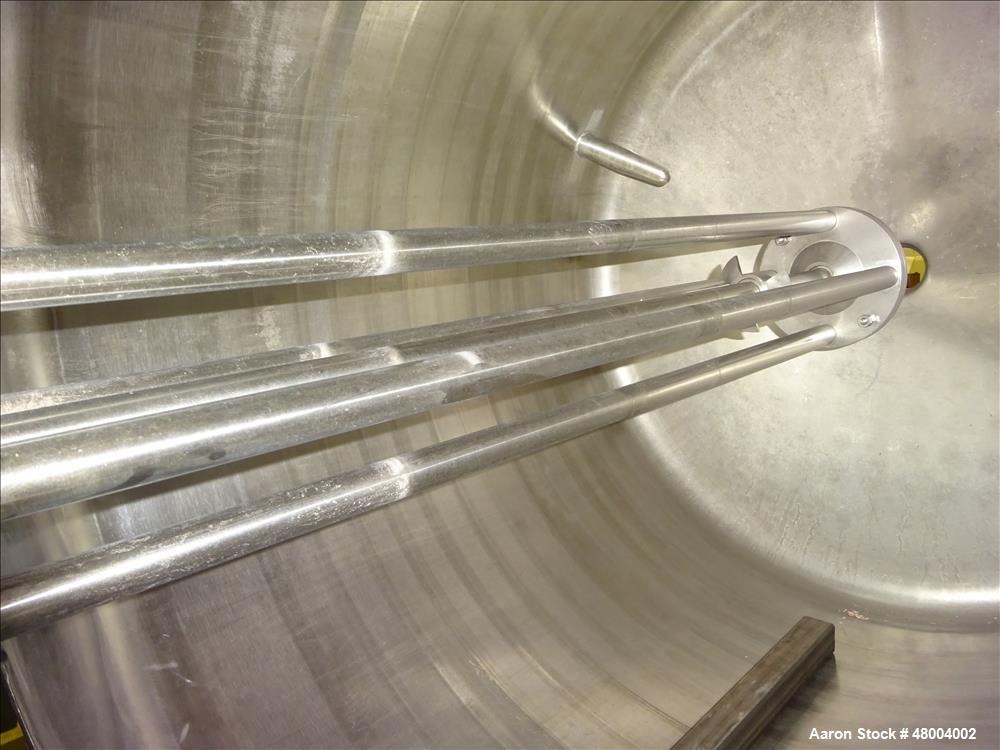 Used Precision Stainless Kettle, Approximately 200 Gallon, 304 Stainless Steel,