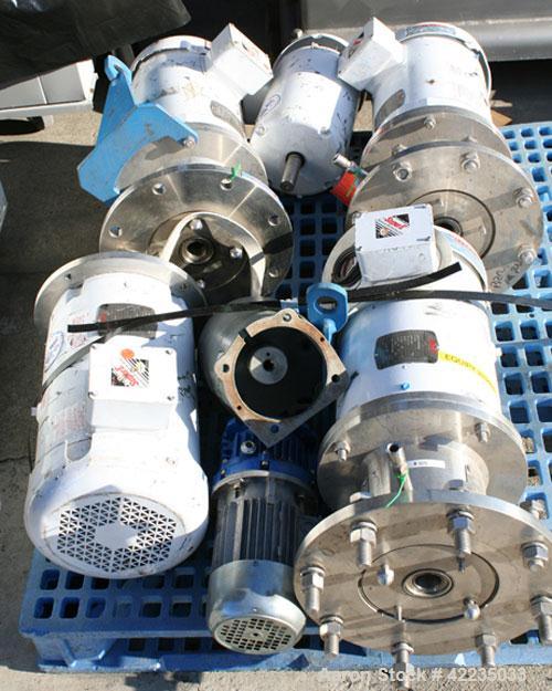 Used Silverson Batch Mixer Emulsifier, Model FX60, Stainless Steel. Requires mixing head and shaft. Includes a 7-1/2 hp motor.