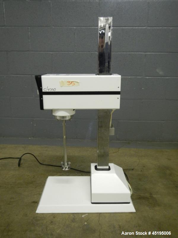 Used Silverson Bench Top Homogenizer, Model L4R.  Stainless steel shaft and blade, with controls, 115 volt, serial #1398.