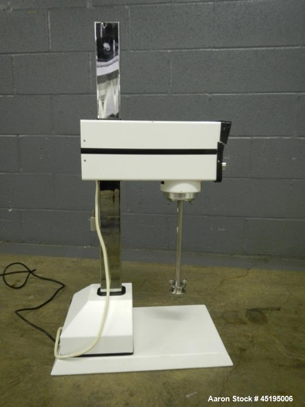 Used Silverson Bench Top Homogenizer, Model L4R.  Stainless steel shaft and blade, with controls, 115 volt, serial #1398.