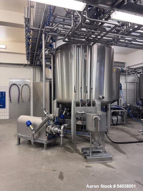 Used Tetra Pak STM-7000V High Shear Batch Mixer – 8,470L Stainless Steel, Vacuum Rated, Juice Concentrate Ready