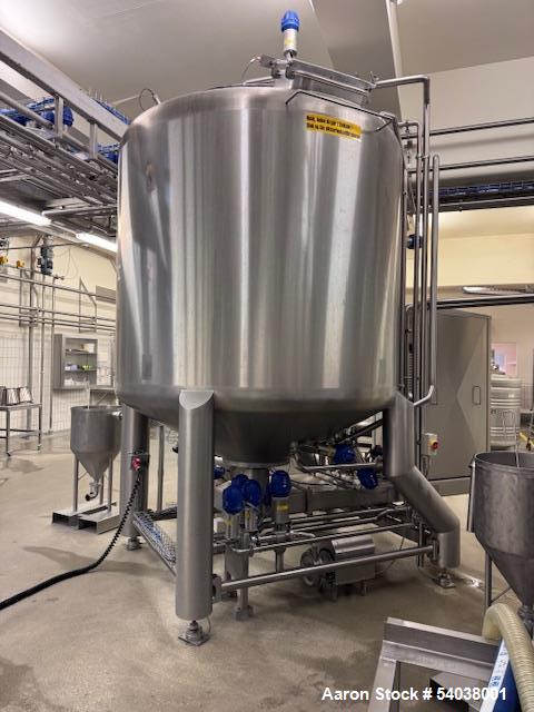 Used Tetra Pak STM-7000V High Shear Batch Mixer – 8,470L Stainless Steel, Vacuum Rated, Juice Concentrate Ready