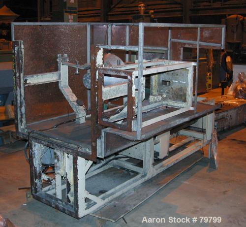 USED:Tokushu Kika Kogyo Co Homo Jettor Mixer, model T, stainlesssteel. Approx 4" diameter 4 blade rotor x 40" long shaft. Driven bya .16/5.5 kw, 60 hz, 335-3480 rpm motor. Mounted on an adjustablefra...