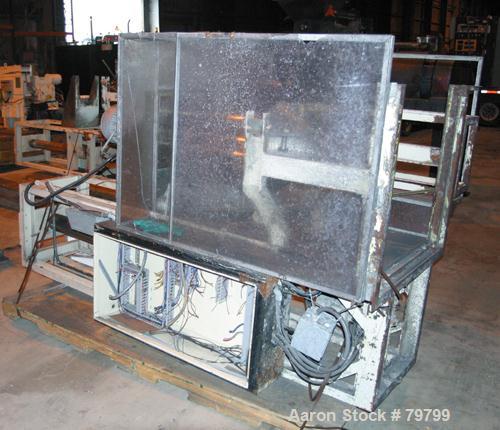 USED:Tokushu Kika Kogyo Co Homo Jettor Mixer, model T, stainlesssteel. Approx 4" diameter 4 blade rotor x 40" long shaft. Driven bya .16/5.5 kw, 60 hz, 335-3480 rpm motor. Mounted on an adjustablefra...