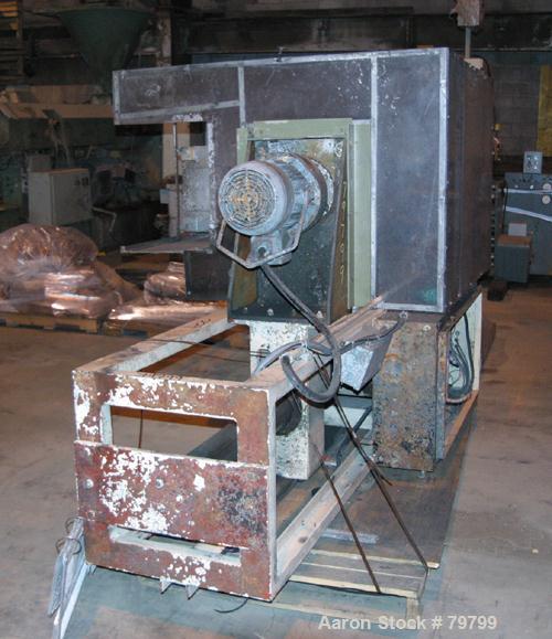 USED:Tokushu Kika Kogyo Co Homo Jettor Mixer, model T, stainlesssteel. Approx 4" diameter 4 blade rotor x 40" long shaft. Driven bya .16/5.5 kw, 60 hz, 335-3480 rpm motor. Mounted on an adjustablefra...