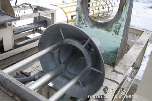 USED:Tokushu Kika Kogyo Co Homo Jettor Mixer, model T, stainlesssteel. Approx 4" diameter 4 blade rotor x 40" long shaft. Driven bya .16/5.5 kw, 60 hz, 335-3480 rpm motor. Mounted on an adjustablefra...