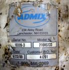 Used Admix Rotosolver High Shear Disperser/Dissolver, Model 200RS133. Approximate 2-1/2