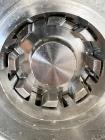 Used Admix Boston Shearmill-Pump, Model BSM 60-1, Stainless Steel. Throughput 40 - 165 gallon per minute. 94 FPS (28.6 MPS) tip speed. Driven by 75hp, 3/60/230/460 volt, 3550 rpm motor. 3