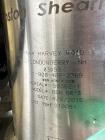 Used Admix Boston Shearmill-Pump, Model BSM 60-1, Stainless Steel. Throughput 40 - 165 gallon per minute. 94 FPS (28.6 MPS) tip speed. Driven by 75hp, 3/60/230/460 volt, 3550 rpm motor. 3